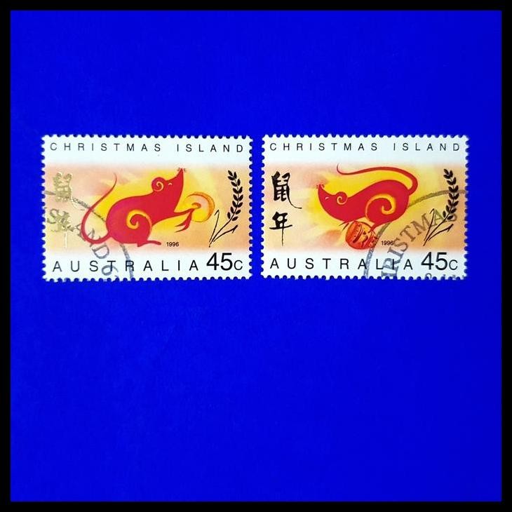 

TERMURAH PERANGKO/PRANGKO TIKUS. CHRISTMAS ISLAND AUSTRALIA YEAR OF THE RAT !!