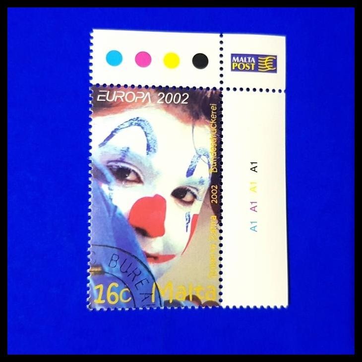 

BEST DEAL PERANGKO/PRANGKO TEMA EUROPA 2002. CLOWN/BADUT !!!!!!