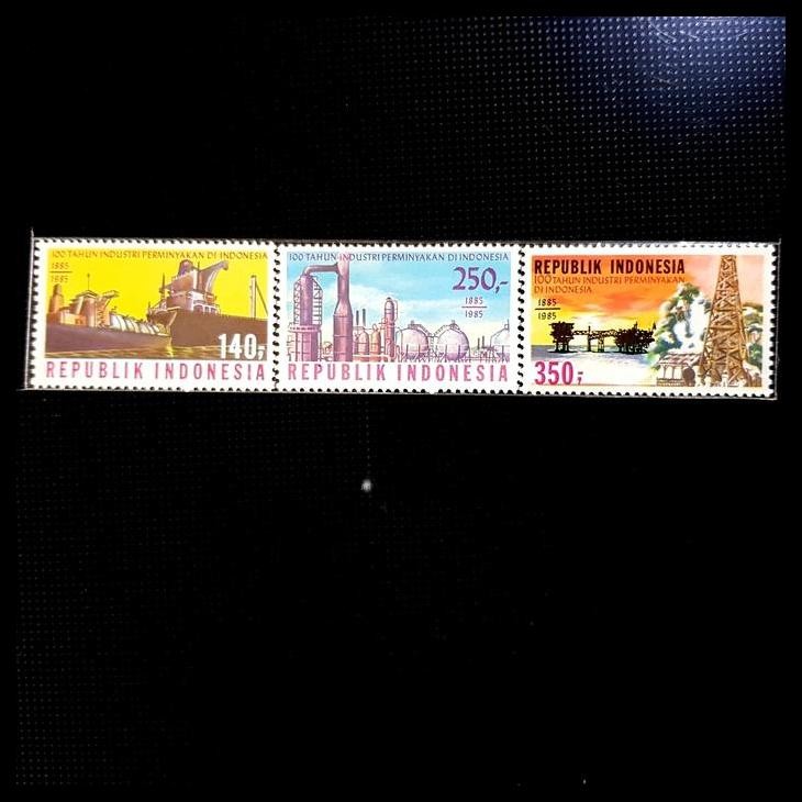 

HOT DEAL PRANGKO 100 TAHUN INDUSTRI PERMINYAKAN DI INDONESIA. SET (3V) KAT. 50K !!!!!!