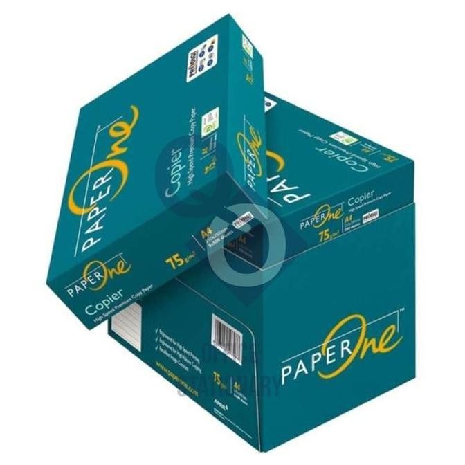 

TERLARIS! Kertas HVS A4 75gr 75 gram Paperone Paper One - 1 dus murah isi 5 rim