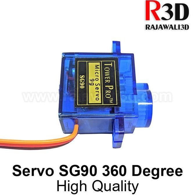 Up Towerpro Sg90 360 Degree Rotation Servo Motor High Quality Terlaris