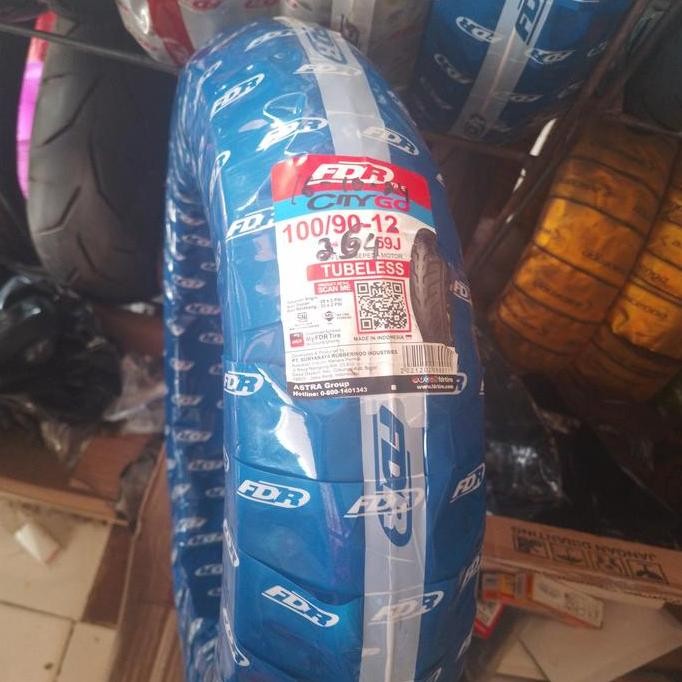 >>>>>] ban luar matic depan/belakang fino scoopy fdr 100/90-12 velek 12