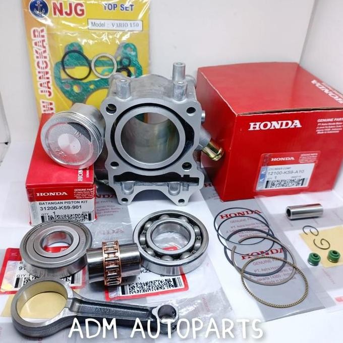 Paket 3Aitem Blok seher Bore Up 57,3mm K59 Vario 125 OLD Vario 125 esp