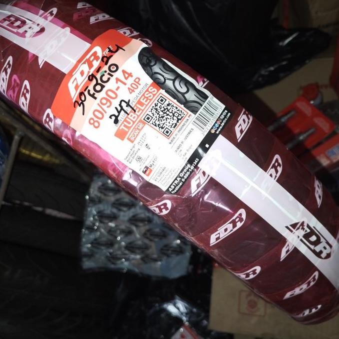 ~@~@~@~@] ban luar motor fdr tubles 80/90-14 matik