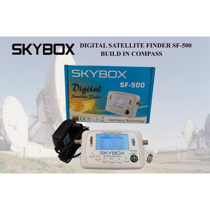 Satfinder Skybox Sf500 Digital Satelite Finder Meter Digital Sf-500 Skybox Original Dan Terpercaya
