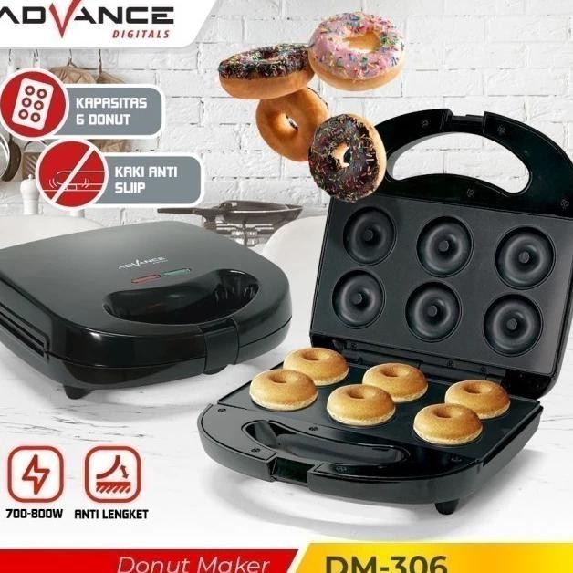 Advance DM306 Donat Maker Listrik / Pembuat Donat Elektrik Low Watt - FREE ONGKIR Jabodetabek
