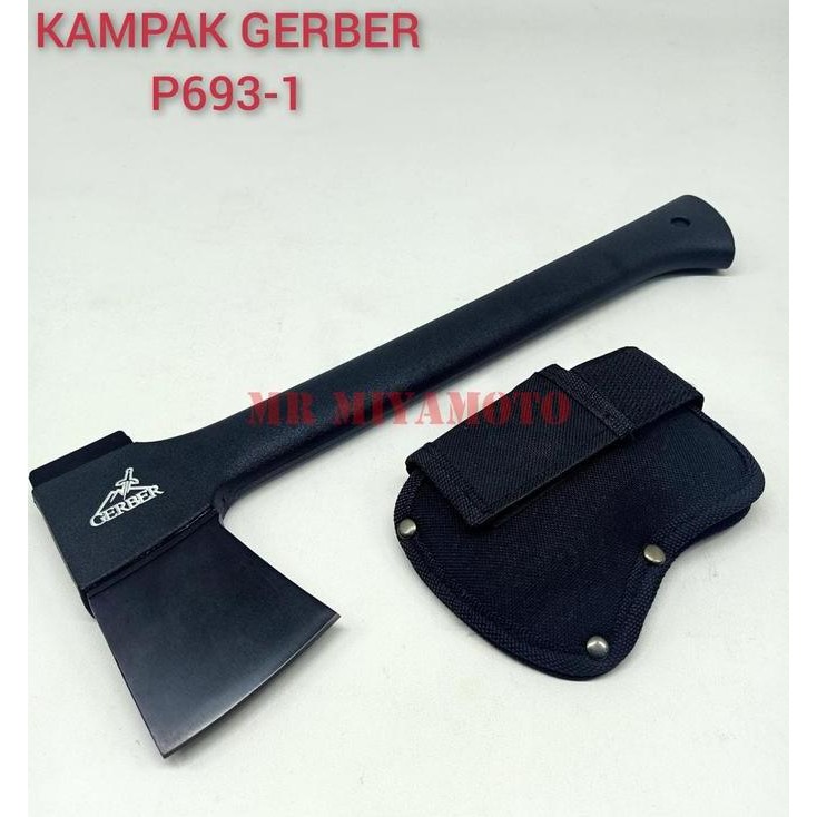 Kapak Kampak Sport Axe GERBER P693-1 Tactical Camping Adventure Survival Berkebun