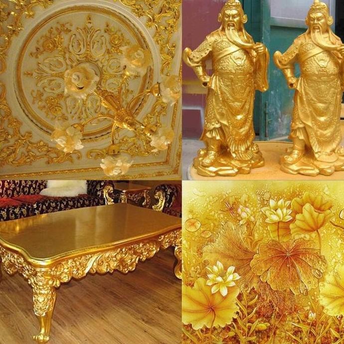 

Lem Gold Foil Sheet | Lem Sepuhan Kertas Emas Kimpo 10gr