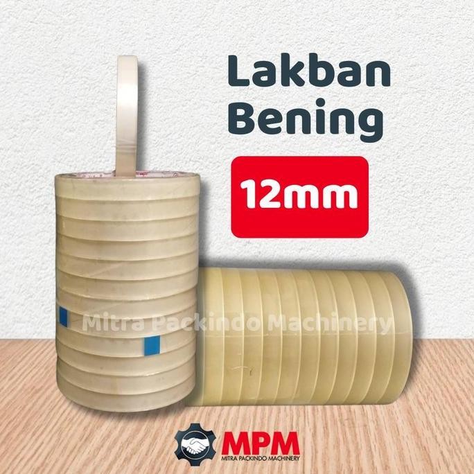 

}}}}}}] Isolasi Bening 12mm / Lakban Bening / Solasi Bening / Solatip 1/2 inch