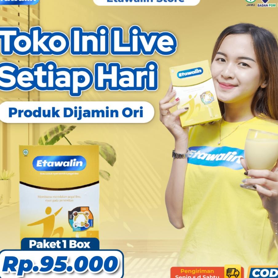 

Etawalin Susu Kambing Etawa Solusi Asam Urat Dan Nyeri Sendi 1 Box