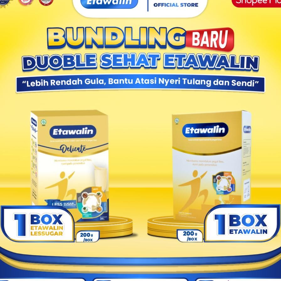 

Special Bundling 200Gr Etawalin Rendah Gula Bantu Atasi Nyeri Sendi Dan Pegal Linu