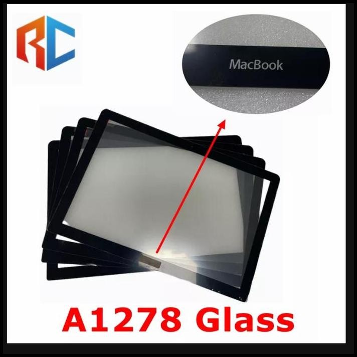 A1278 Kaca Apple screen glass Macbook Unibody 13 13.3 layar LCD Depan