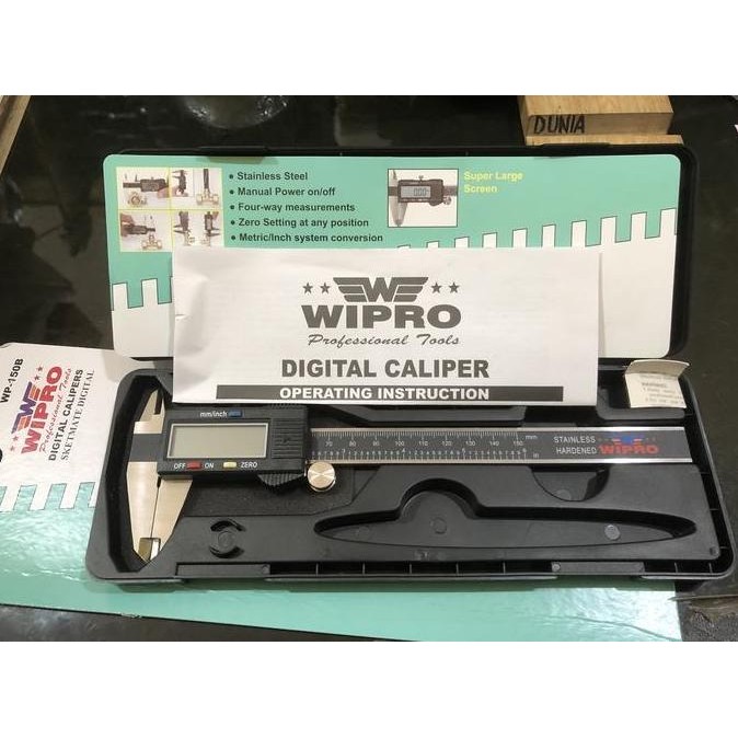 Sigmat Digital 6" (150Mm) Wipro/ Segmat/ Jangka Sorong/ Digital Calper