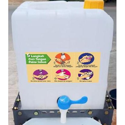 Jerigen Berikut Keran Tempat Tong Air Keran