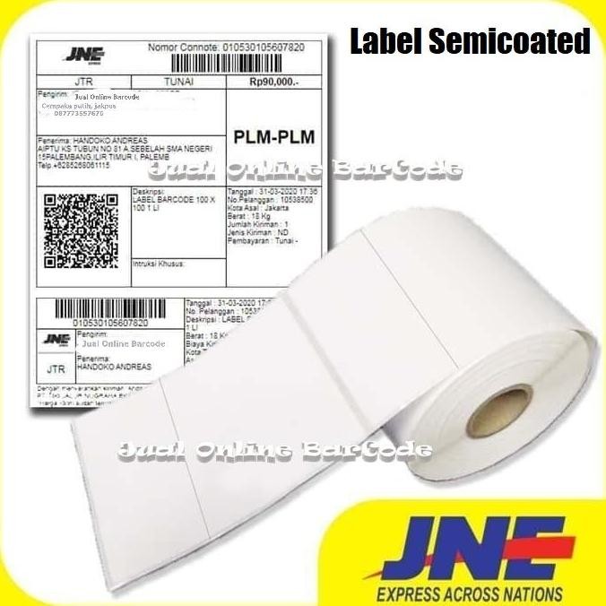

Kertas Label Bare 102X127Mm | Label Jne Shopee Express Thermal 102 X 127 Mm