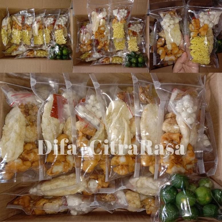 

( READY STOK) PAKET CUANKI MIE 20pcs,CUANKI MIX MIE,paket ekonomis