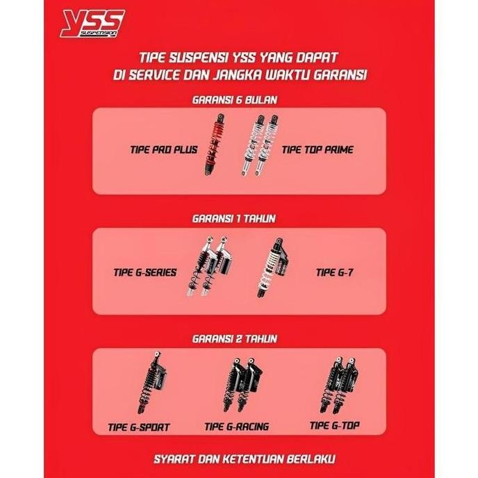 Shockbreaker YSS G Sport Smooth Black Series Honda ADV 160