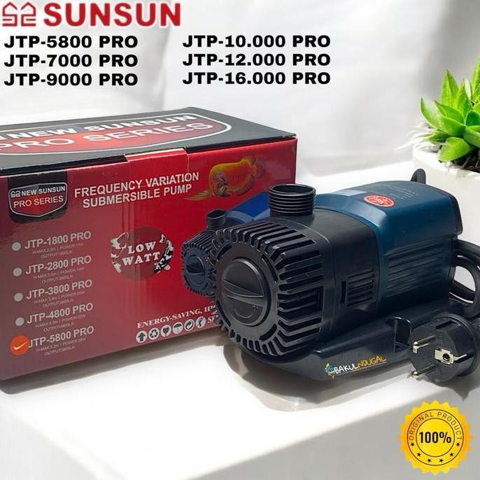 BERGARANSI POMPA KOLAM IKAN SUNSUN ORIGINAL JTP-5800 7000PRO 38 WATT JTP5800 JTP7000 JTP9000 JTP1200