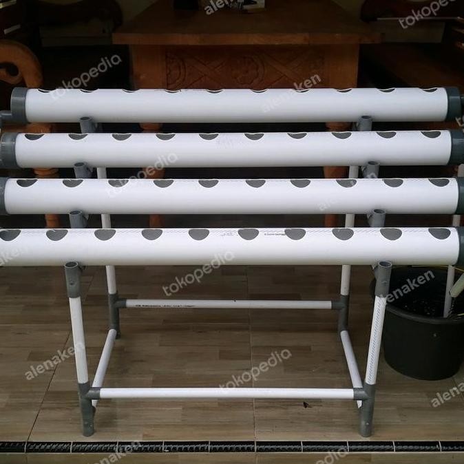 PAKET LENGKAP INSTALASI HIDROPONIK NFT DFT 2,5 INCHI STARTER KIT