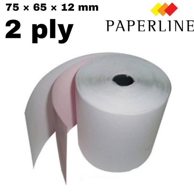 

Kertas Struk Paperline 75X65Mm 2 Ply Ncr Isi 10 Roll