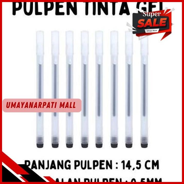 

PULPEN GEL TINTA CAIR KAISSO PULPEN TRANSPARAN PULPEN GEL POLOS 0.55MM WARNA HITAM BEST PRODUK !!!