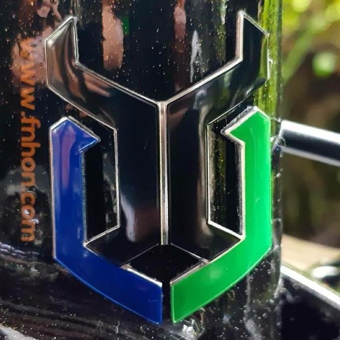emblem gust owner 3m logo stiker frame sepeda lipat fnhon gust