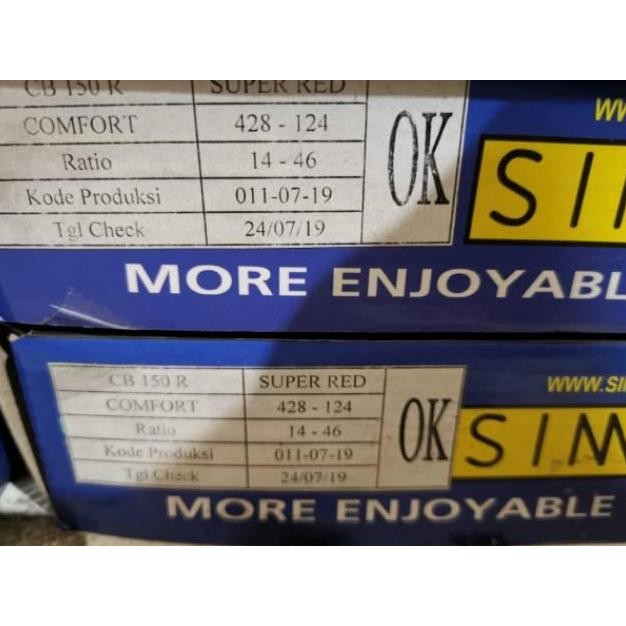 GIR SET - GIR GEAR SINNOB CB 150 R MEGAPRO NEW CB CBR 150 K45 MEGAPRO MONOSHOCK VERZA