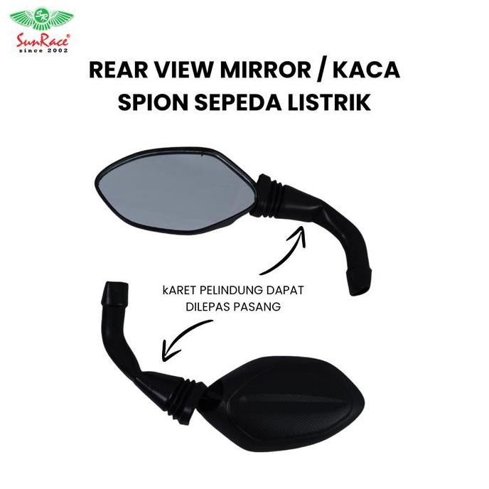 Promo KACA SPION / REAR VIEW MIRROR SEPEDA LISTRIK COD