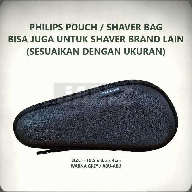 ready stock Pouch PHILIPS Original for Shaver S5070 S1030 S777 AT600 620 Aquatouch