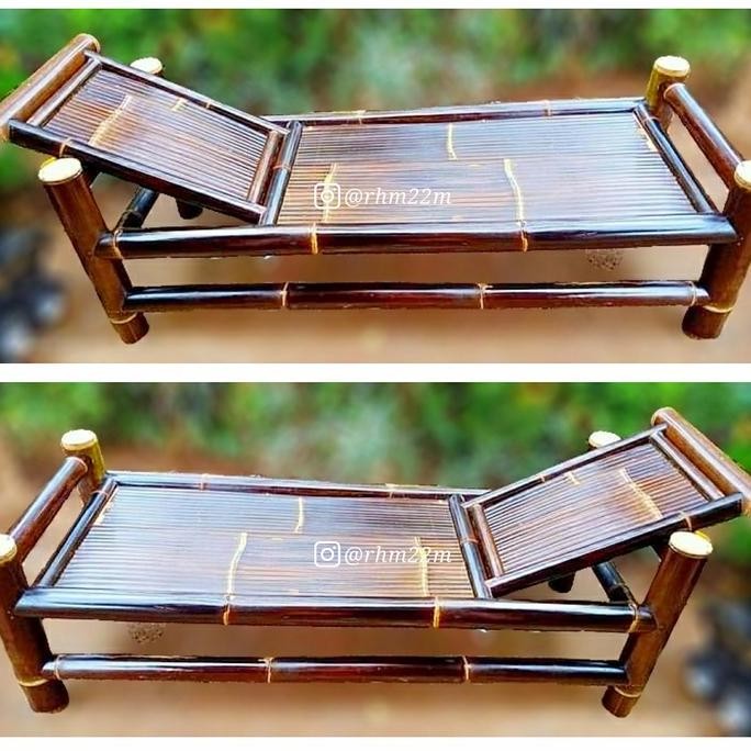 Kursi santai kursi bambu