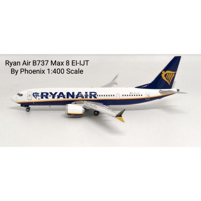 Ryan Air B737 Max 8 Ei-Ijt By Phoenix 1:400 Scale
