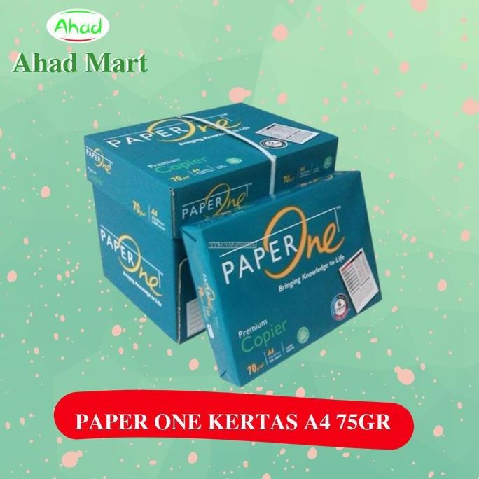 

Kertas Print Hvs A4 Paper One 70Gr / 75Gr | Kertas Kantor & Sekolah