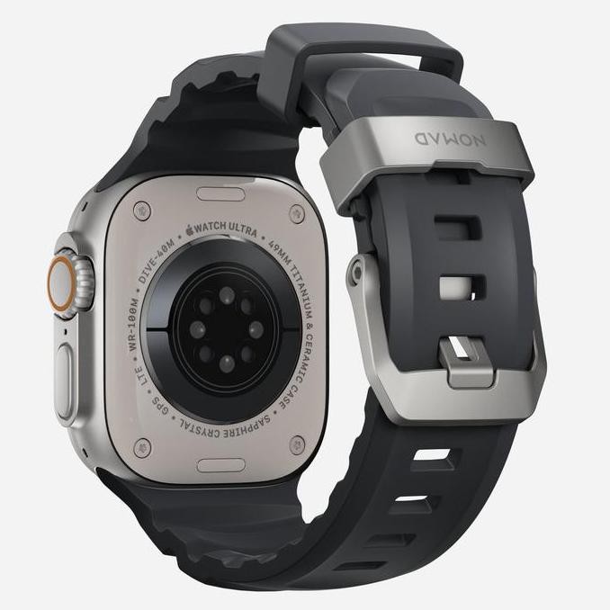 Strap Apple Watch Ultra 1 2 49mm 2022 2023 Nomad Rocky Point Waterproof Sport Rugged Band Titanium H