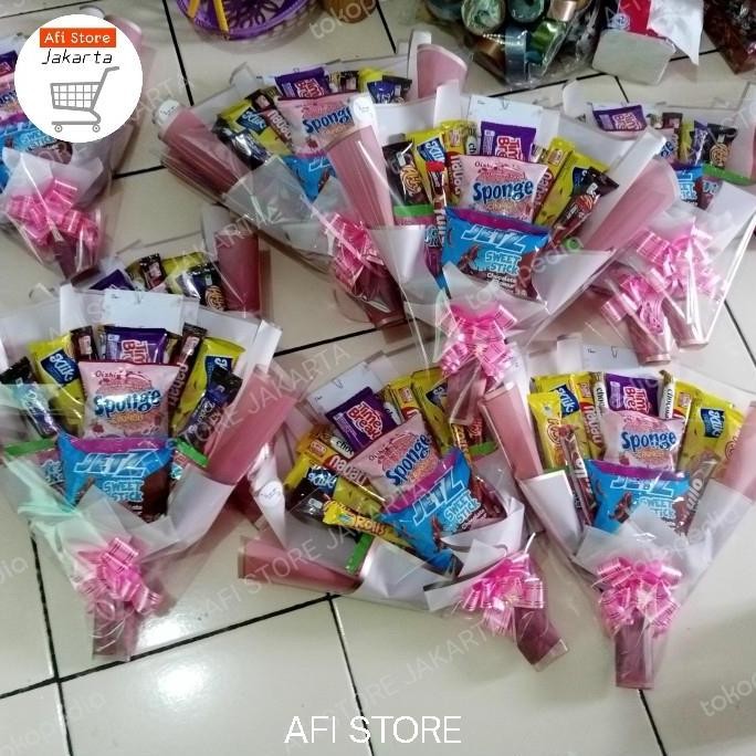 

BUKET SNACK BUKET CANTIK BUKET MURAH SOUVERNIR ULTAH BUKET WISUDA
