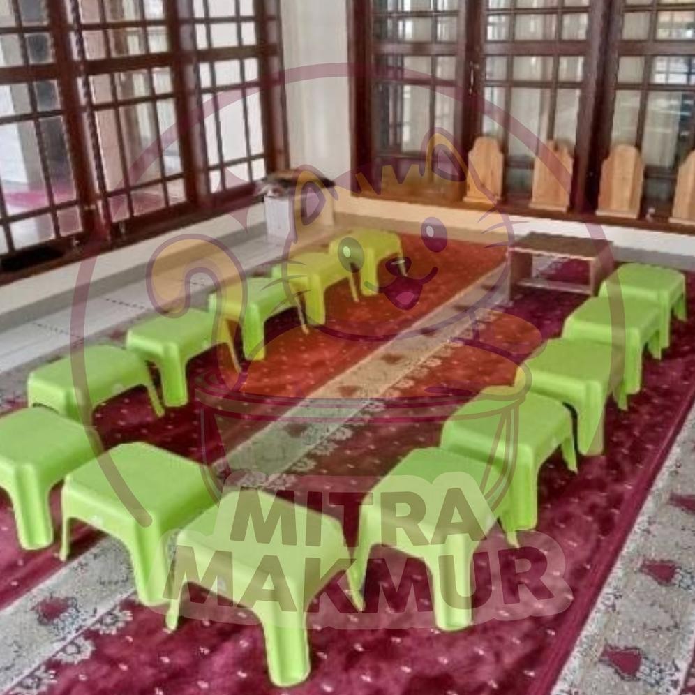 Green Leaf 1202 - Meja Ngaji / Kursi Plastik / Bangku Jongkok / Bangku Murah / Meja Ngaji Viral