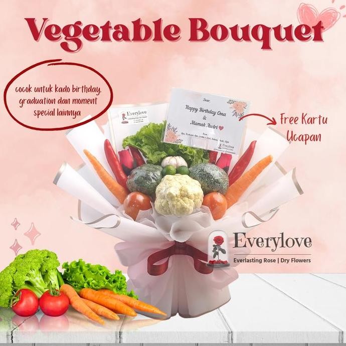 

Vegetables Bouquet I Buket sayur segar I Buket sayuran I Buket unik