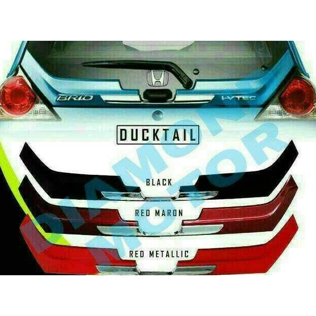 Ducktail Belakang Mobil Honda Brio