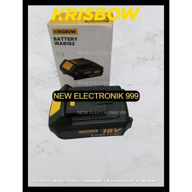 BEST DEAL BATERAI BOR KRISBOW 18V UNTUK BOR KRISBOW 18V 2.0 AH !