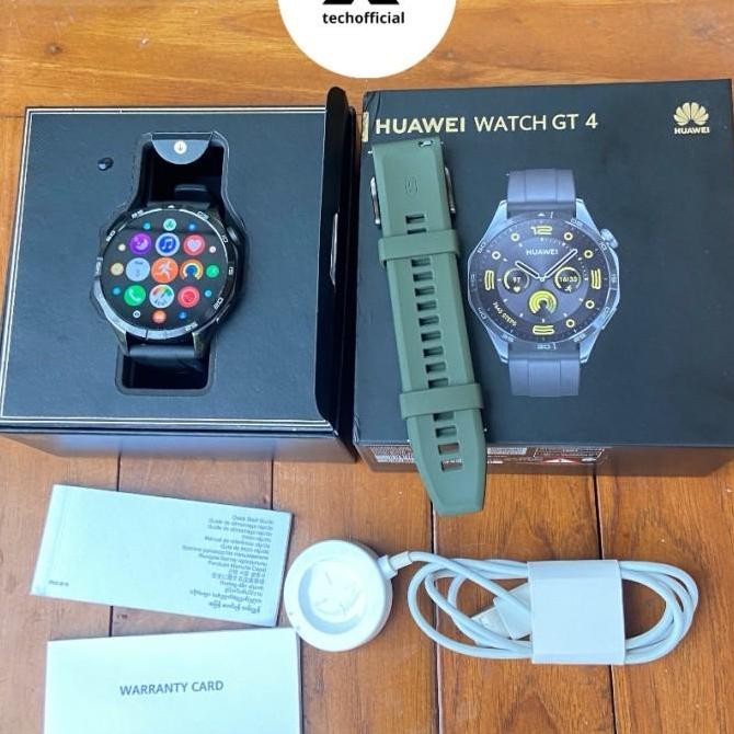 Huawei FS WATCH GT4 Second (fullset) smartwatch huawei second murah