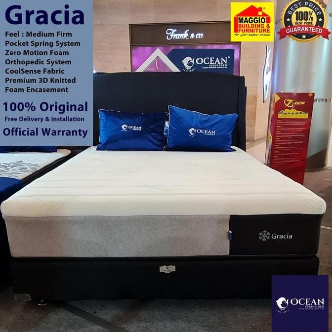 KASUR SPRINGBED OCEAN - MATRAS SPRINGBED KESEHATAN - GRACIA - OCEAN