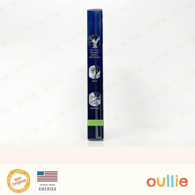 ready stock Wahl Micro GroomsMan Lithium Men's Personal Ear, Nose & Brow Trimmer