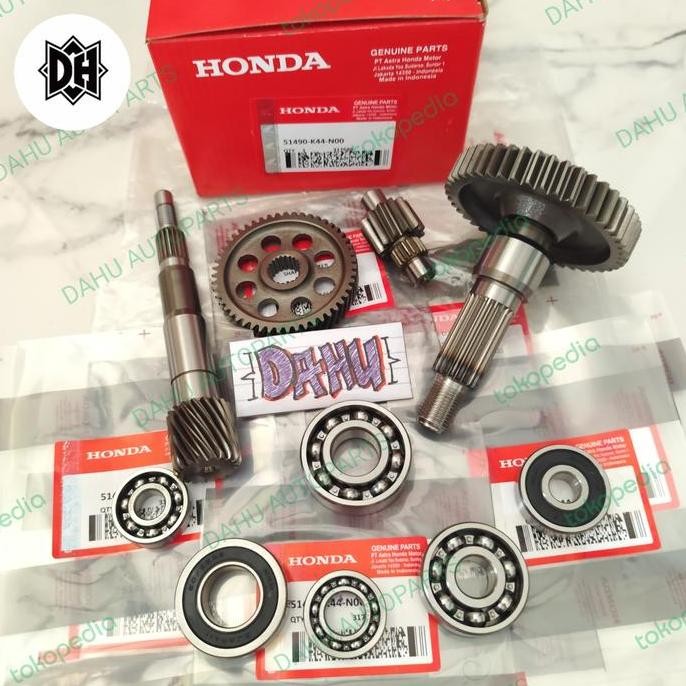restock GIGI RASIO SET+BEARING HONDA BEAT ESP SCOOPY ESP VARIO 110 ESP K44