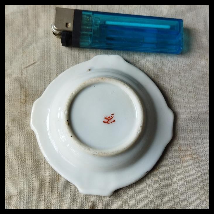 DISKON PAJANGAN VINTAGE ASBAK KERAMIK SATSUMA KUTANI JAPAN 