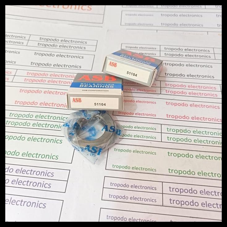 GRATIS ONGKIR THRUST BALL BEARING 51104 MERK ASB 