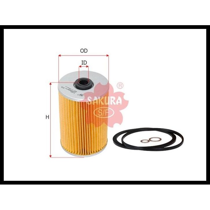 TERBARU SAKURA F-1803 F1803 F 1803 FUEL FILTER 16444-90027 16444-99127 16444-99128 16444-99129 233D-