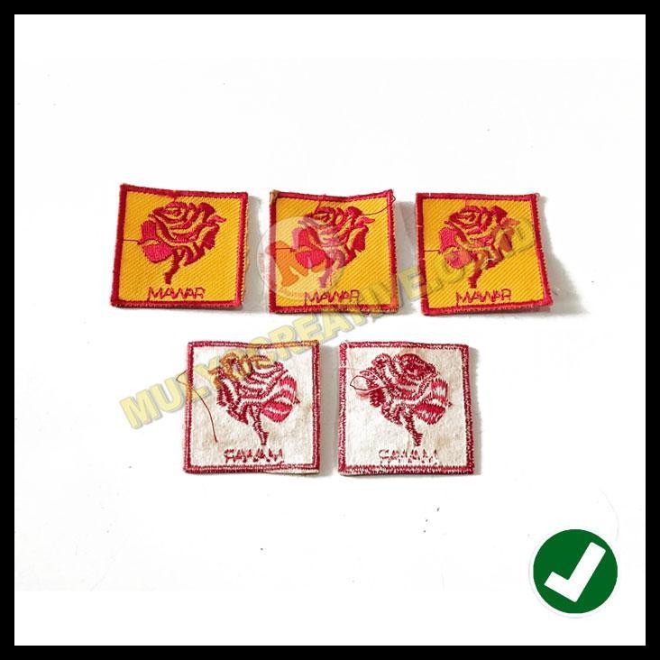 BEST DEAL BORDIR TANDA REGU MAWAR BET BORDIR TANDA REGU PRAMUKA MURAH