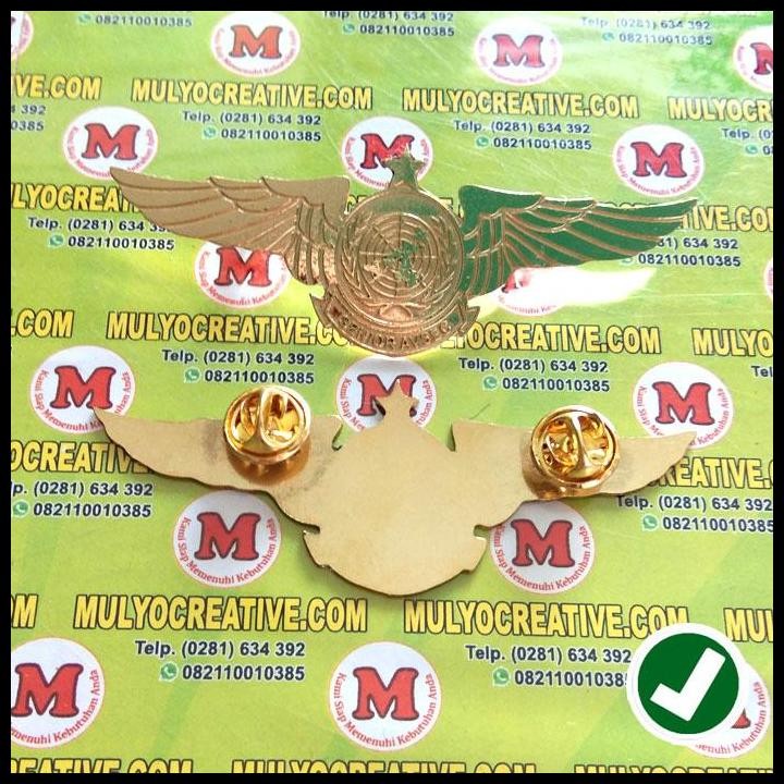 TERMURAH BREVET WING AVSEC-LENCANA SENIOR AVIATION SECURITY PENERBANGAN MURAH 