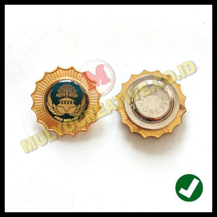 HOT DEAL PIN ASN KORPRI GOLONGAN III - LENCANA MAGNET ABDI NEGARA WARNA BIRU 
