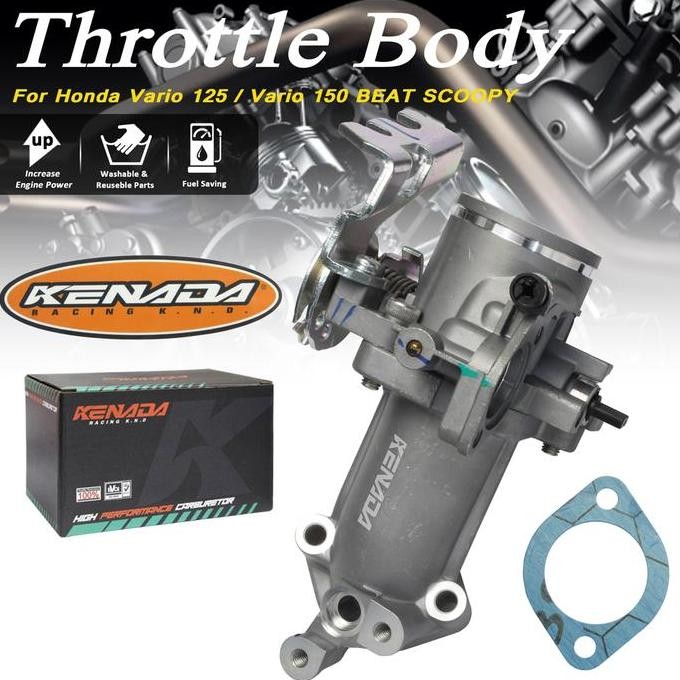 KENADA Throttle Body Vario 125 / Vario 150 26mm 28mm 30mm 32mm Racing