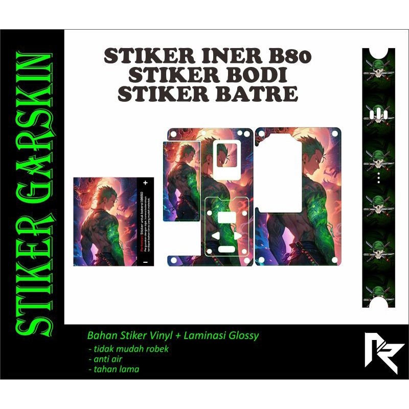 

*Premium Quality* Stiker Paket Inerstiker Batre Centa B80 G Garskin Custom Stiker Maxdecal Bkn Case COD